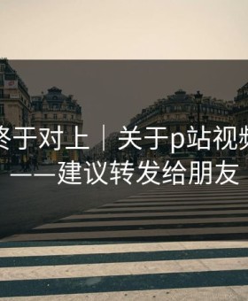 时间线终于对上｜关于p站视频网页版——建议转发给朋友