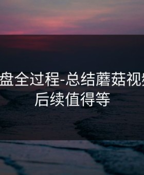 口碑翻盘全过程-总结蘑菇视频热榜：后续值得等
