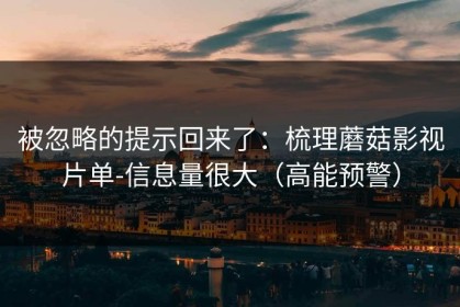 被忽略的提示回来了：梳理蘑菇影视片单-信息量很大（高能预警）